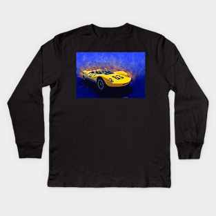 Yellow Elfin Mallala Kids Long Sleeve T-Shirt